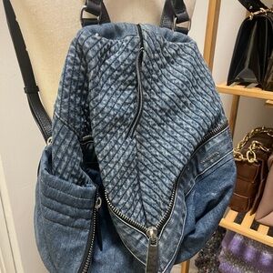 Pre-loved Denim Diesel Backpack